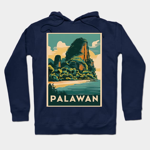 Palawan Island Philippines Hoodie by likbatonboot